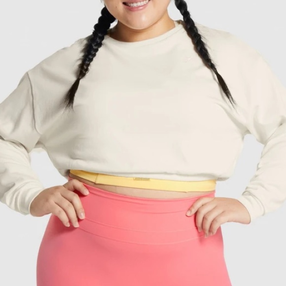 🤎 *NEW* Gymshark x Whitney Simmons V3 - Cropped Pullover - Picture 4 of 8